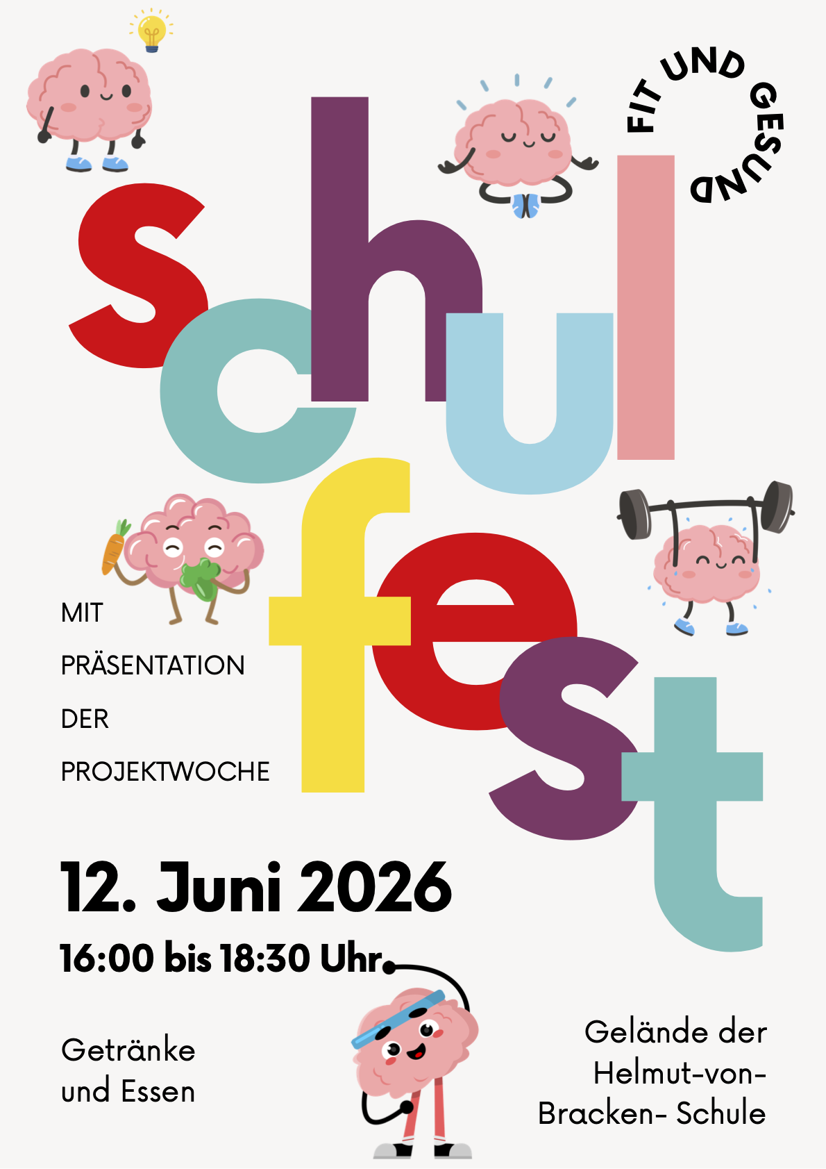Plakat Schulfest 2026